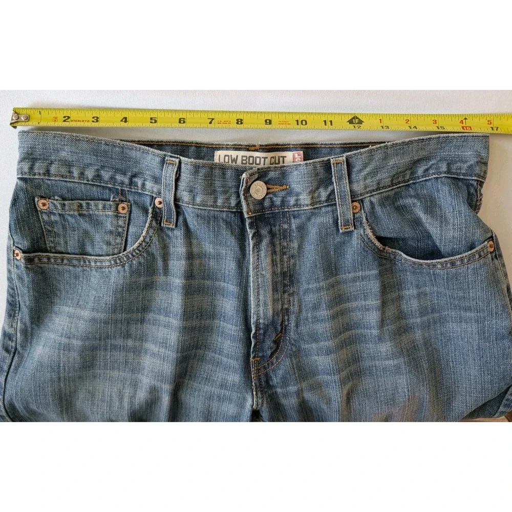Levi's 527 Low Bootcut Jeans Mens 34x32 Medium Wash Blue Denim Y2K